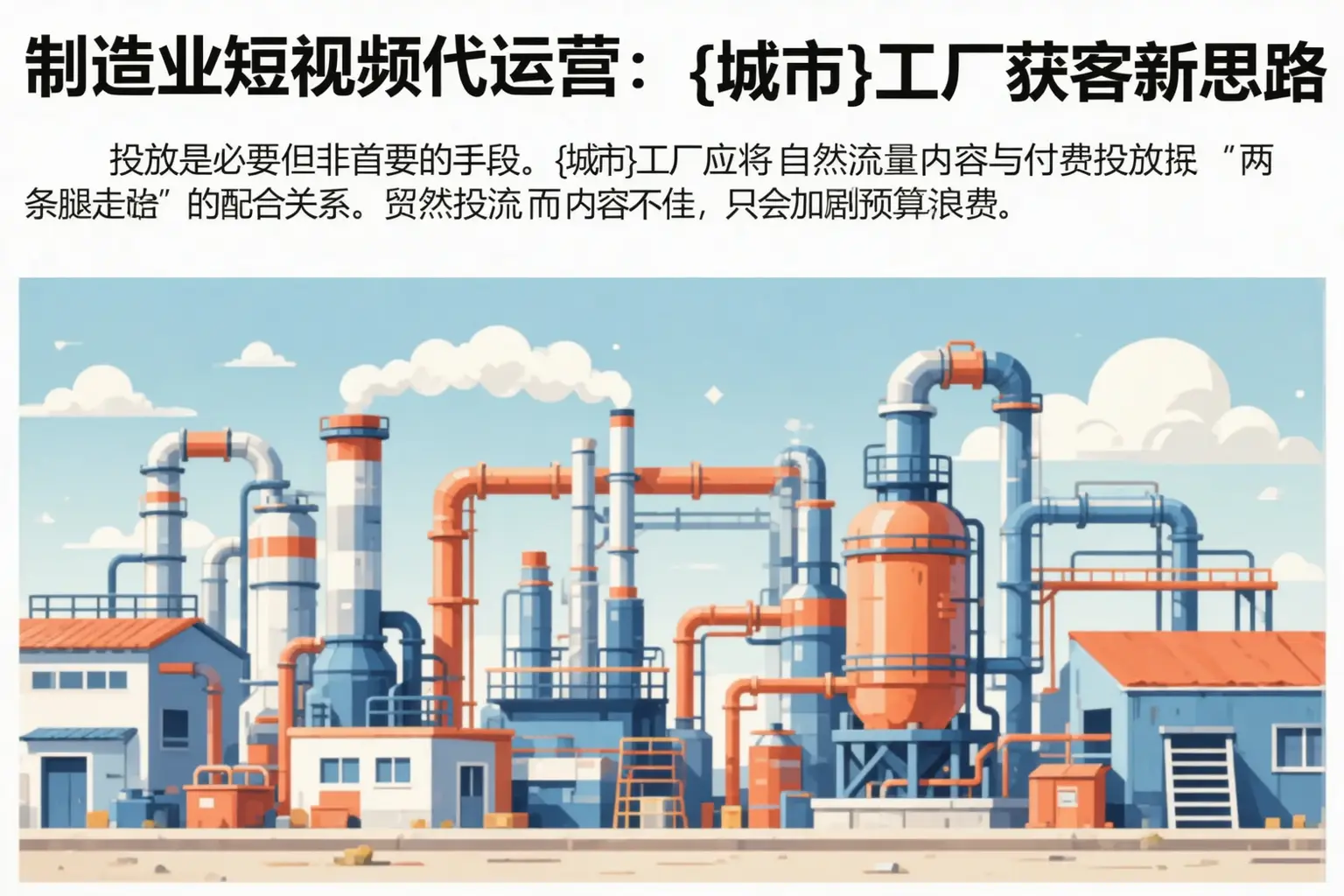 制造业短视频代运营：安陆工厂获客新思路
