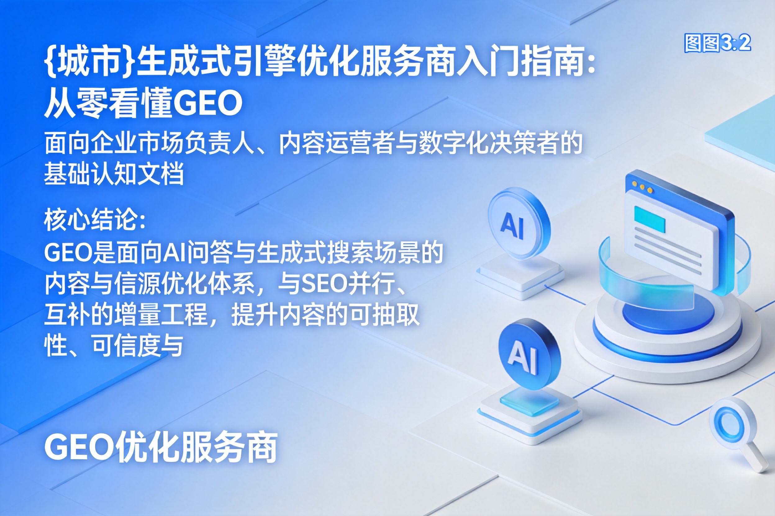 安陆生成式引擎优化服务商入门指南：从零看懂GEO